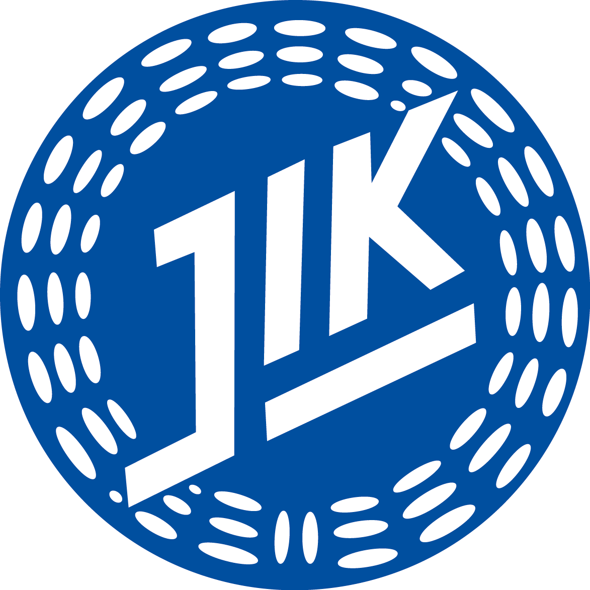 JIK logo blå